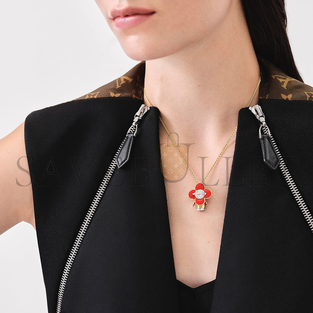 l**is v*t*n u1u1enne 18k gold di*m*nd necklace q93801